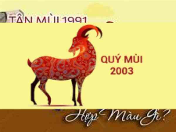 Tổng quan về tuổi Quý Mùi 2003