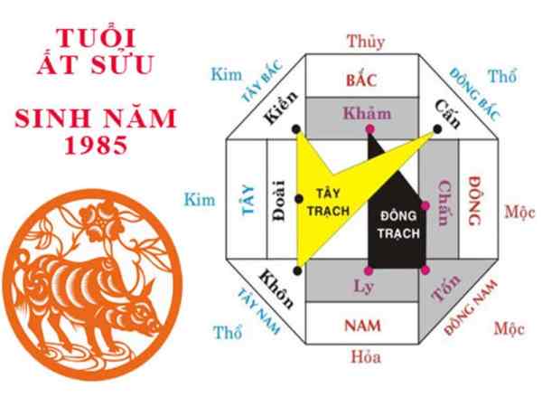tuổi ất sửu hợp hướng nào