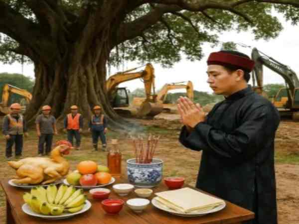 văn khấn xin chặt cây lâu năm